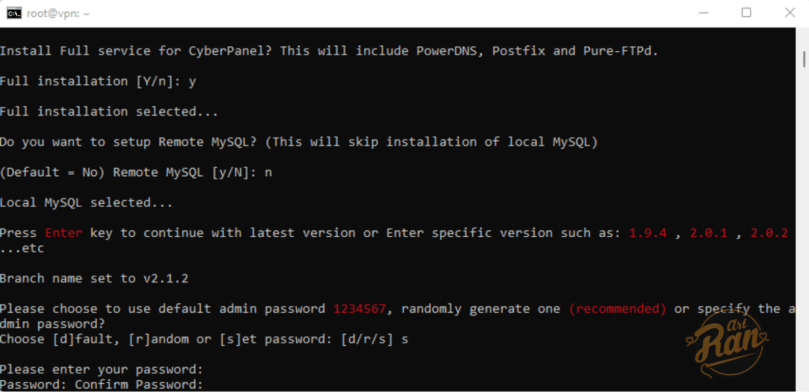 mat khau admin cyberpanel