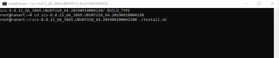 install zimbra on ubuntu